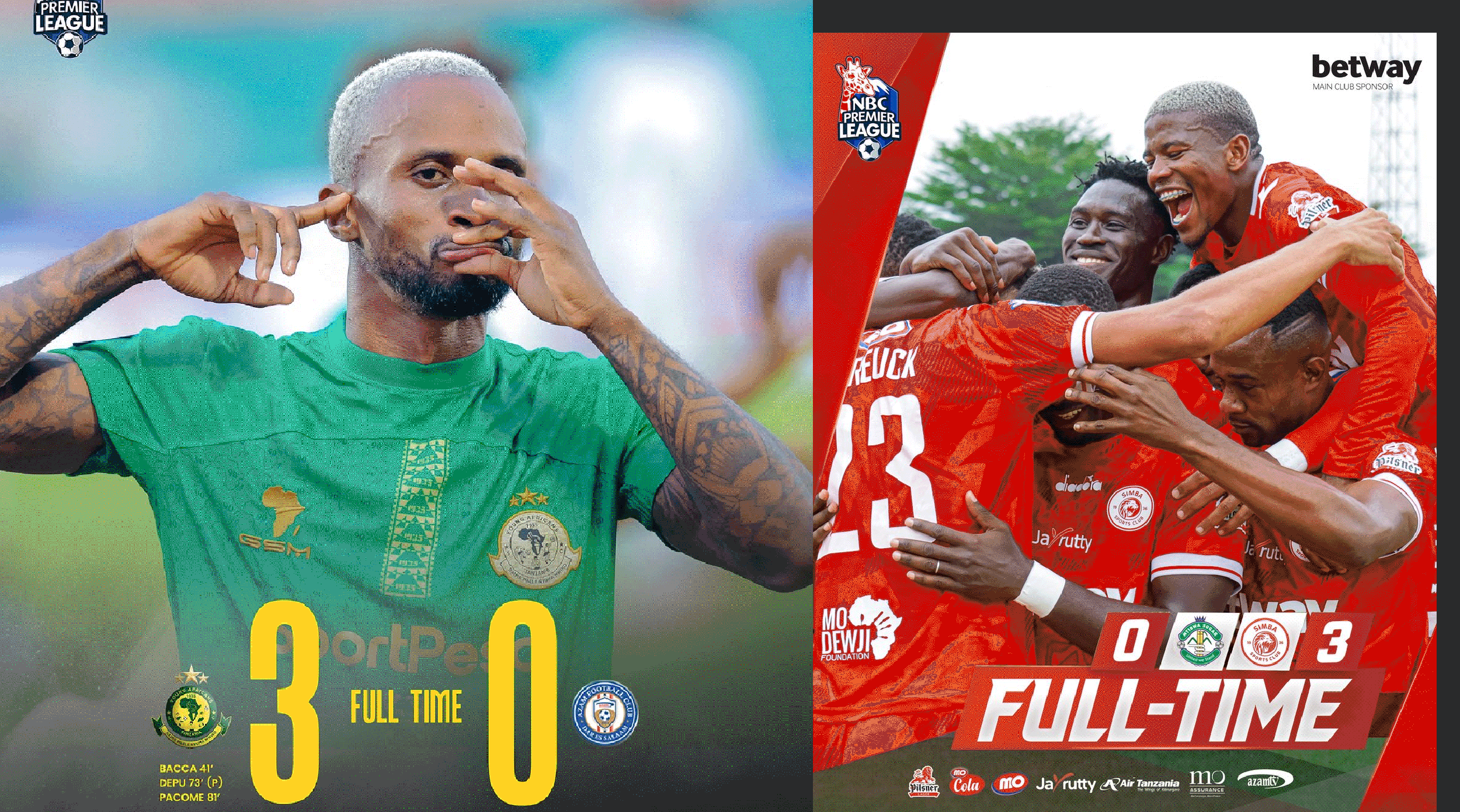 Yanga yazima jeuri ya Azam, Simba yaiachia maumivu Mtibwa Sugar