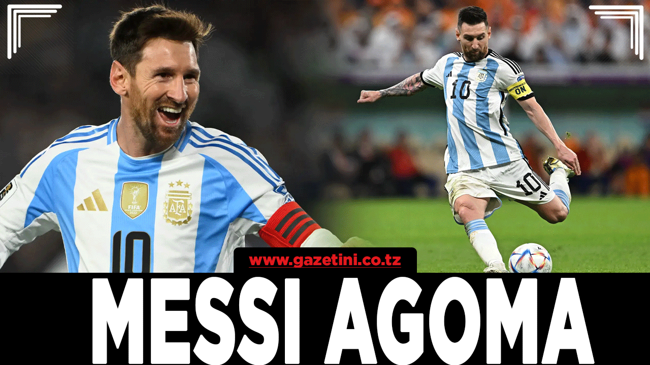 Lionel Messi agoma…