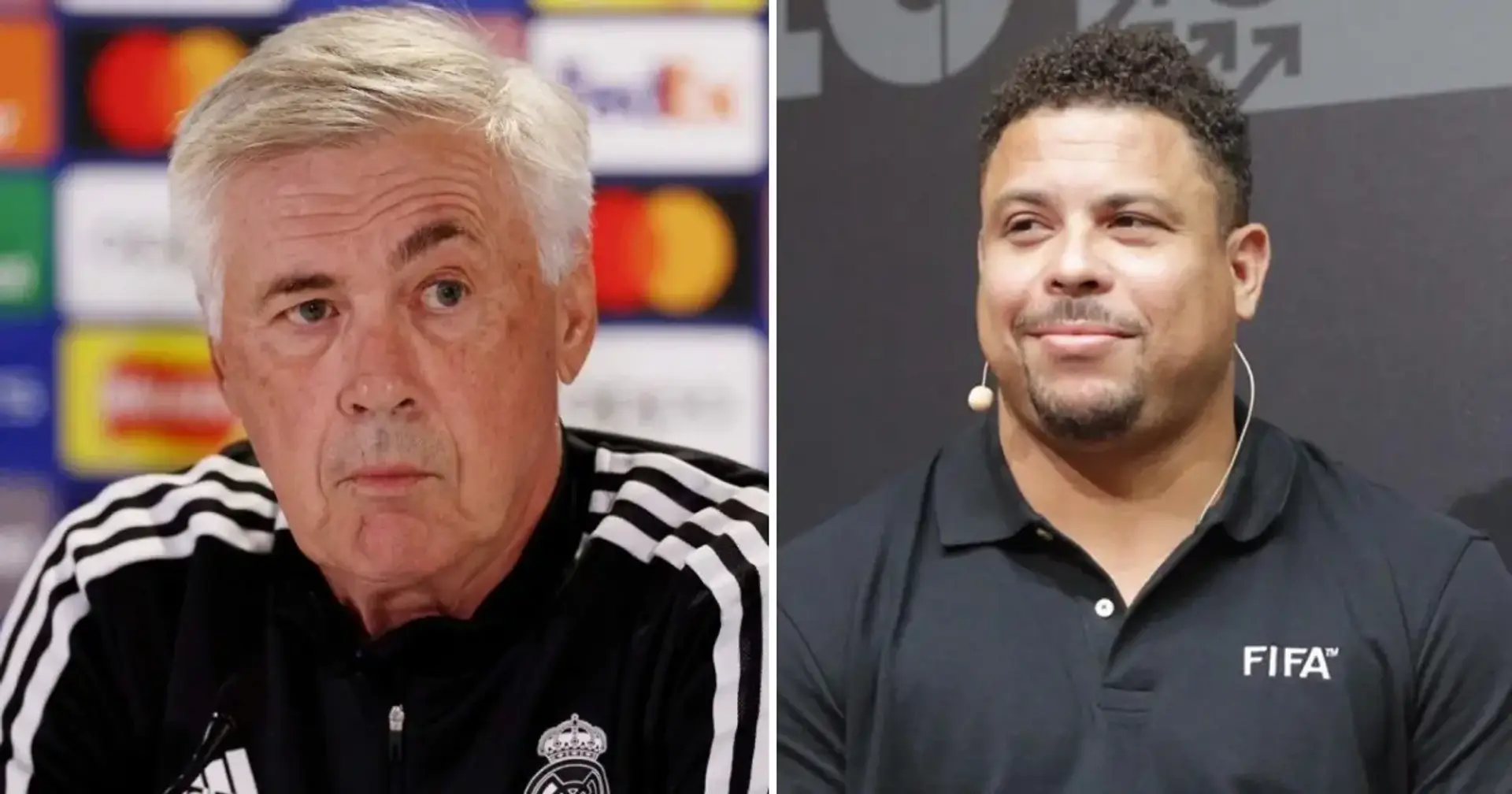 Ronaldo de Lima amvaa Ancelotti kisa sare